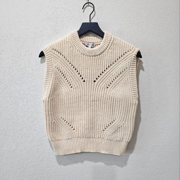 NWT Madewell Mariella Pointelle Sweater - Picture 3 of 10